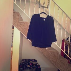 Black Pullover Hooded Sweatshirt